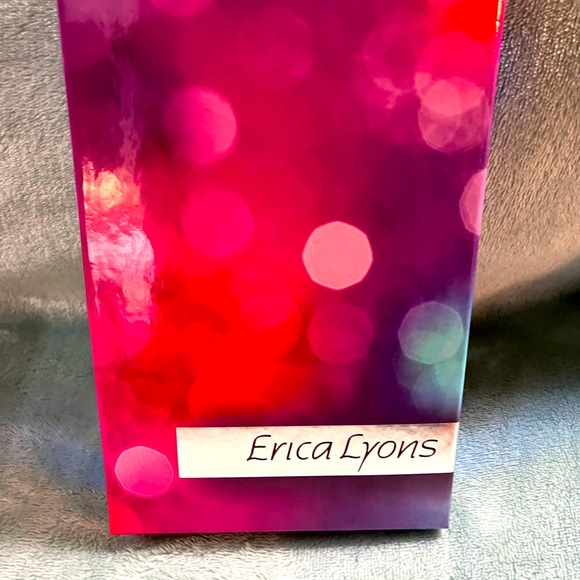 Ladies Erica Lyons Necklace & Earrings sets, Purple, Blue and Gold, pierced ear - Picture 3 of 3